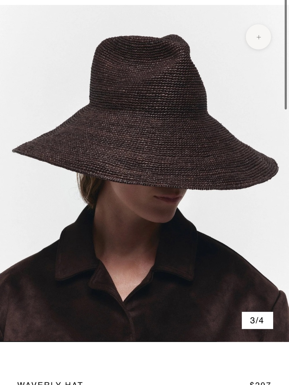 Janessa Leone Brown Waverly Hat